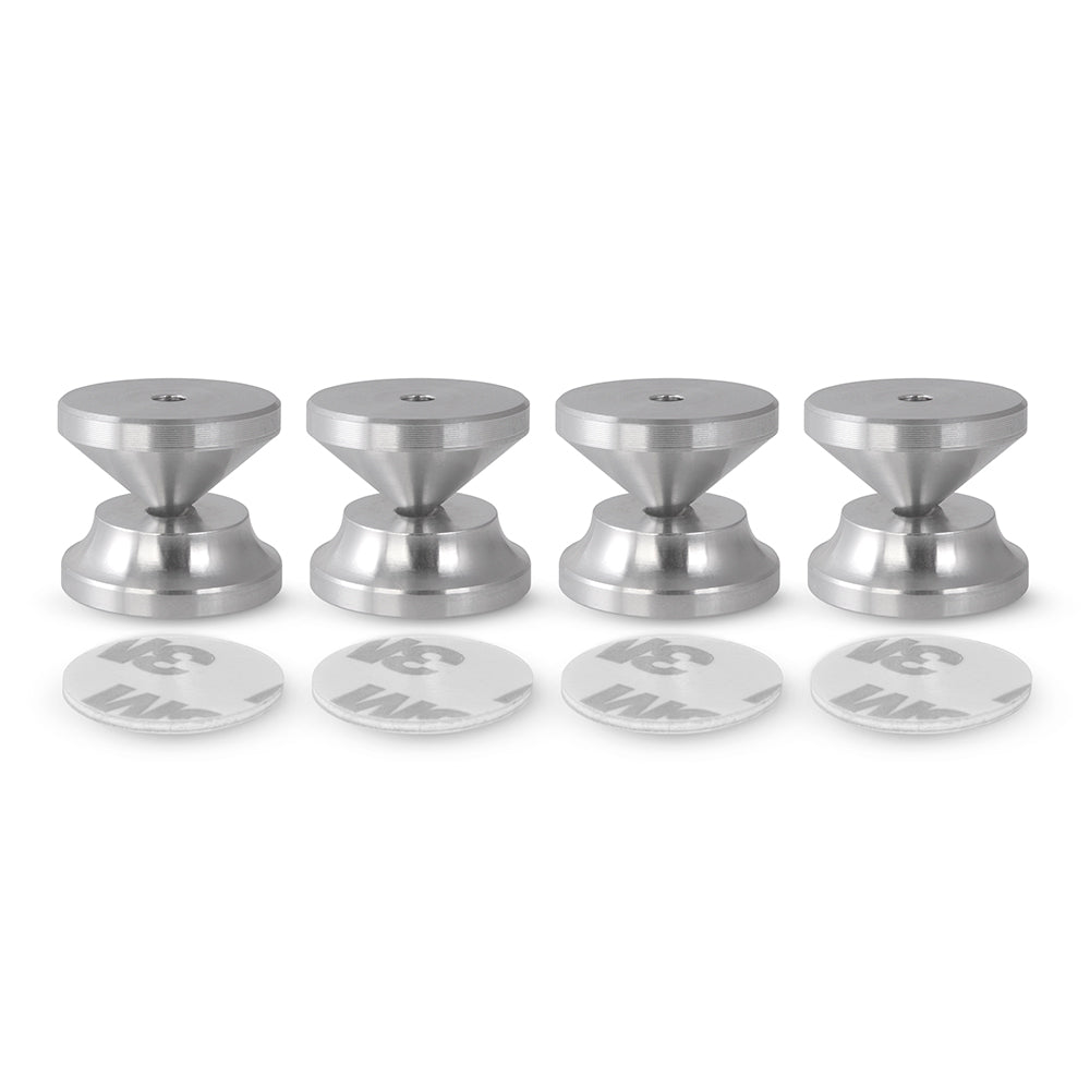 ALUMINIUM- 4 x Speaker Spikes + 4 x Spikes Shoes - HIFI Stands